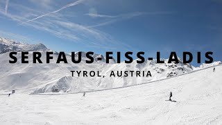 SKIING in Serfaus Fiss Ladis Tyrol Austria  March 2019 [upl. by Haleeuqa]