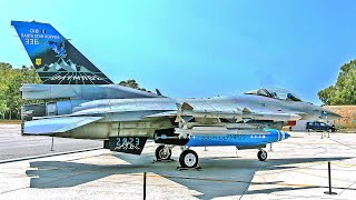 360 Walk around HAF 336 Squadron quotOLYMPOSquot  80 years anniversary F16 [upl. by Lepp]