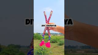 Easy Dandiya DIY for Navratri diy festival craft navratri [upl. by Yanej]