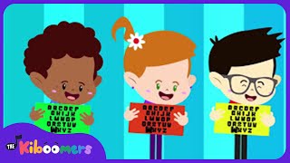 Chanson de L alphabet  Comptine  Enfants  Apprendre  French  Chansons  Musique  Kiboomers [upl. by Nnylireg]