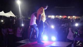 The Double Trouble Janisto and CK Shaking The Crowd at Moletsi Get Together 2019 [upl. by Navek]