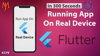 Flutter Tutorial  How To Run App On Real Device amp Screen Mirroring Flutter App  5 Minutes [upl. by Yl590]