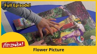 Artzooka  Treasure Map Cardboard Flower Picture and Spinning Top Full Episodes [upl. by Annoyk]