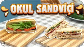 Okula Götürebileceğiniz 5 Kolay Sandviç Tarifi 🌮 [upl. by Arrotal230]