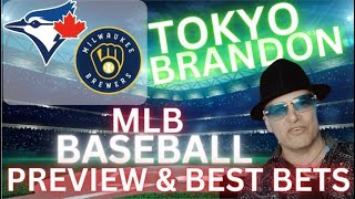 Toronto Blue Jays vs Milwaukee Brewers Picks and Predictions Today  MLB Best Bets 61024 [upl. by Enhpad]