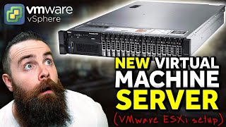 i bought a new SERVER VMware ESXi Setup and Install [upl. by Corrinne387]