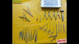 Septoplasty instruments set [upl. by Rehpotsyrhc751]