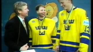 IshockeyVM 19910504 SverigeSovjet SWEURS 21 SVT DEL 4 [upl. by Decato747]