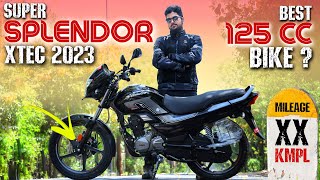 Hero Super Splendor XTEC 2023Itna Mileage Kaise 😍Best Mileage Bike🔥Best 125cc bike in india 2023🔥 [upl. by Alasdair]