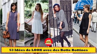 Idées de LOOK avec des Bottes  Tenue Avec Bottines Chic et Décontractée [upl. by Ayotan]