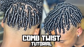 Comb twistFinger Coils For Men Tutorial  PrettyBoyFloyd 🌹 [upl. by Chancey737]