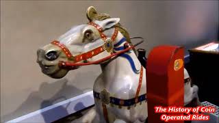 1950s Edwin Hall Coin Operated Horse Kiddie Ride  Silver [upl. by Geralda]