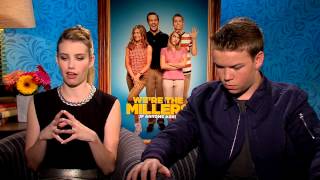 Were The Millers  Emma Roberts amp Will Poulter Interview  Official Warner Bros UK [upl. by Dallas]