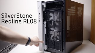 SilverStone Redline RL08 inverted case teardown and tour [upl. by Aisatsanna]