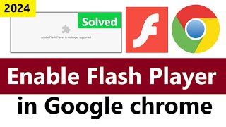 How To Enable Adobe Flash Player On Chrome 2024  Flash Player on Windows 1011 flashplayer [upl. by Porty]