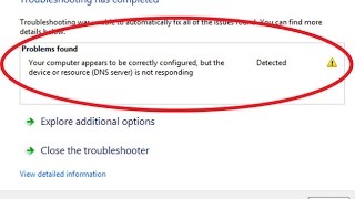 Computer appears to be correctly configured but the device or resource is not responding Windows 10 [upl. by Ruddy]