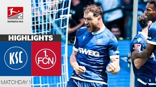 Karlsruher SC  1 FC Nürnberg  32  HIGHLIGHTS  2 Bundesliga 20242025  nürnberg ksc [upl. by Arahsak103]