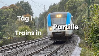 Tåg i Trains in Partille September 2024 [upl. by Sinegra386]