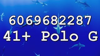 Polo G Roblox Song IDs [upl. by Rosemare593]