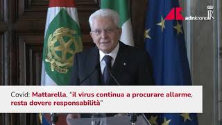 Covid Italia per Mattarella terza dose è dovere [upl. by Mihar388]