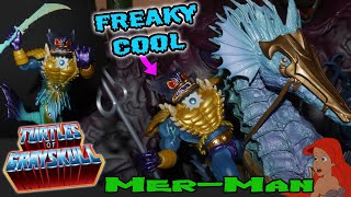 MOTU Origins Turtles of Grayskull MERMAN is the BEST Deluxe Figure Yet  Figure Review [upl. by Freemon]