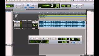 Syncing a beat to the grid in Protools [upl. by Corena504]