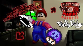 Bad Day  recreated into Funky Friday  Mario’s Madness V2  RedTv53 OLD [upl. by Pietra]