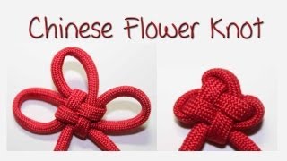 Tutorial Chinese Flower Knot 3 Petal Version [upl. by Sitruc]