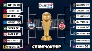 2024 NBA Playoff Bracket Week 23 Picks amp Predictions [upl. by Hort]