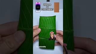 Telefon 📱 mu çikolata 🍫 mı smartphone duet satisfying unboxing diy iphone apple funny [upl. by Atneuqal]