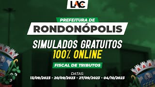 Prefeitura de Rondonópolis  Simulados [upl. by Analihp470]