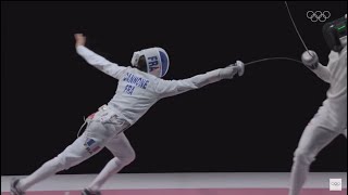 Tokyo Fencing Highlights Men’s Epee Gold Medal Match  Romain CannoneFRA vs Gergeley SiklosiHUN [upl. by Centeno]