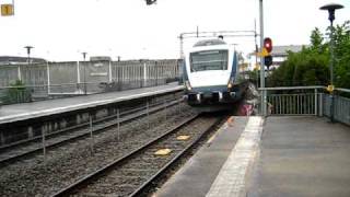 NSB Lokaltog from Stavanger to Egersund departs Sandnes station [upl. by Duggan]