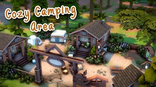 Cozy Campsite  The Sims 4 Speed Build [upl. by Mogerly735]