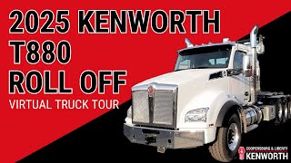 2025 KENWORTH T880 ROLL OFF  VIRTUAL TRUCK TOUR [upl. by Ahseer183]