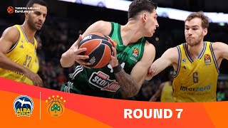 ALBAPanathinaikos Athens  Round 7 Highlights  202324 Turkish Airlines EuroLeague [upl. by Nereus]