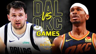 Dallas Mavericks vs OKC Thunder Game 5 Full Highlights  2024 WCSF  FreeDawkins [upl. by Rainger]