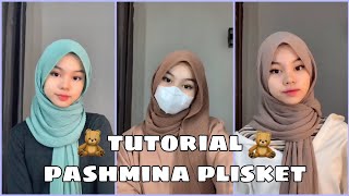 Tutorial hijab pashmina plisket 5 STYLE gampang banget by Khofifah snf [upl. by Ydnik]