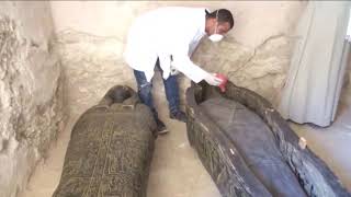 3000 Year Old Egyptian Mummy Discovered Egypt Africa [upl. by Duwalt]