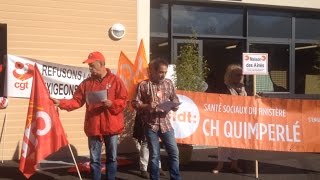 Manifestation à la maison de retraite Bois Joly [upl. by Llednav965]