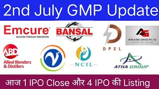 Nephro Care IPO  Emcure Pharmaceutical IPO  Bansal Wire IPO  Vraj Iron And Steel IPO [upl. by Enayd]