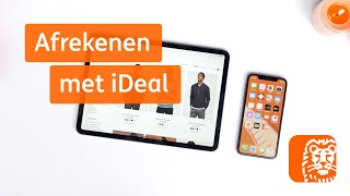 Afrekenen met iDeal  Digitaal Bankieren Hoe werkt het  ING [upl. by Anikat]