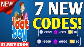 ⚠️21 JULY 😍CODES💥LOOTBOY CODES 2024 LOOTBOY CODES LOOTBOY PROMO CODE [upl. by Lyndes]