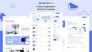 Aggregator X  Product Discovery Webflow Template  BRIX Templates [upl. by Eniamaj312]