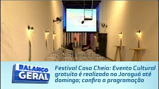 Evento Cultural gratuito é realizado no Jaraguá até domingo confira a programação [upl. by Maclaine598]