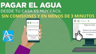 Pagar tu RECIBO DE AGUA OPDM Tlalnepantla desde tu casa sin comisiones ni costos PractiConsejo5 [upl. by Ecidnak]