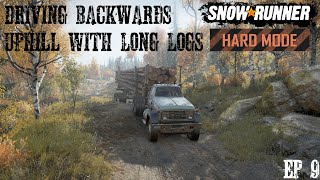 Long Log Hauling In Black River And Smithville Dam Michigan Hard Mode Ep 9 Snowrunner [upl. by Nerfe]