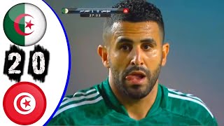 algérie vs tunisie 20 extended highlights  All Goals 2021 HD [upl. by Ahsimak]