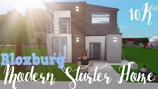 Bloxburg Modern Starter Home 10K [upl. by Fillbert]