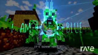 Im a Green creeper  Minecraft Creeper Rap amp I Am Blue  RaveDj [upl. by Eceinal469]